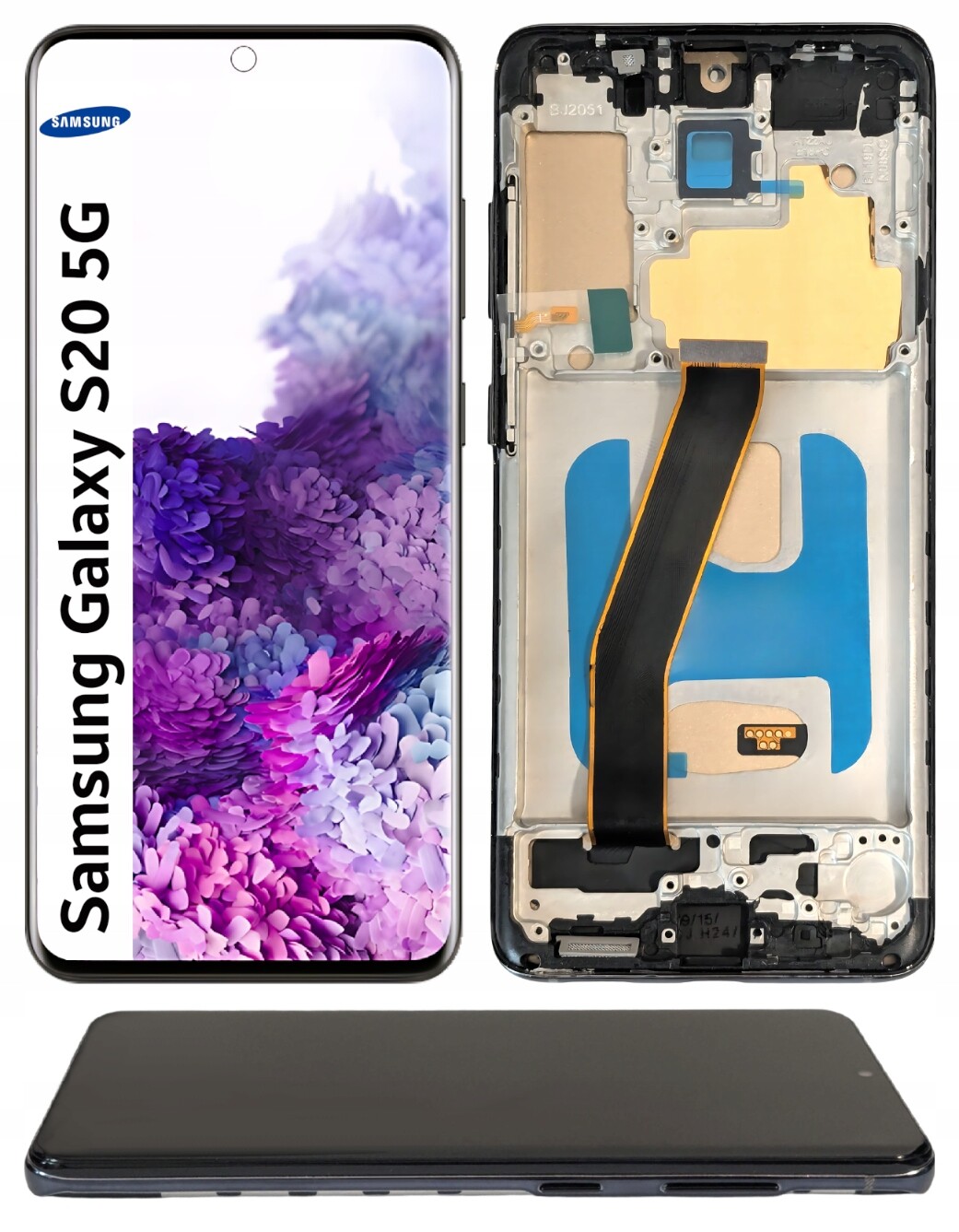 Displej pro Samsung Galaxy S20 5G Incell Rámeček Šedý SM-G981B SM-G981F