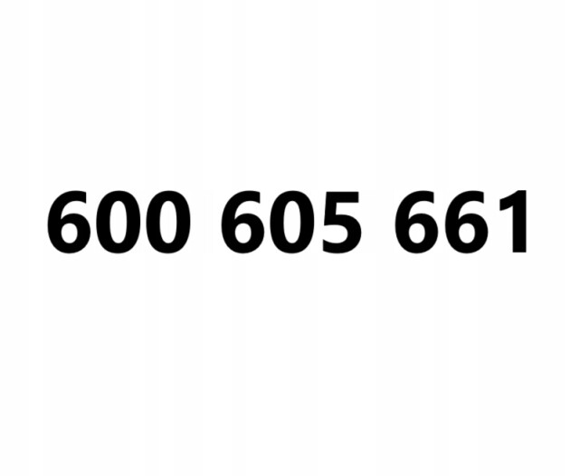 Zlaté číslo 600 605 661