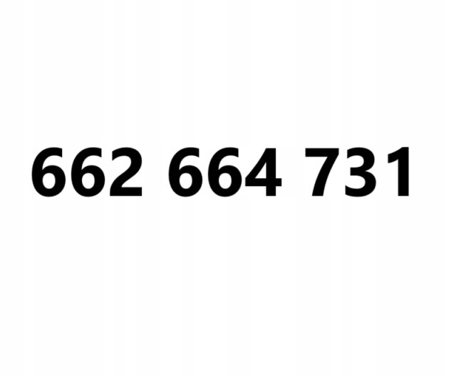 Zlaté číslo 662 664 731