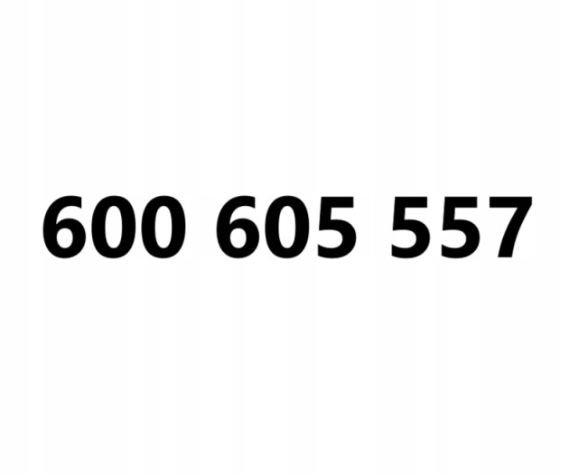 Zlaté číslo 600 605 557