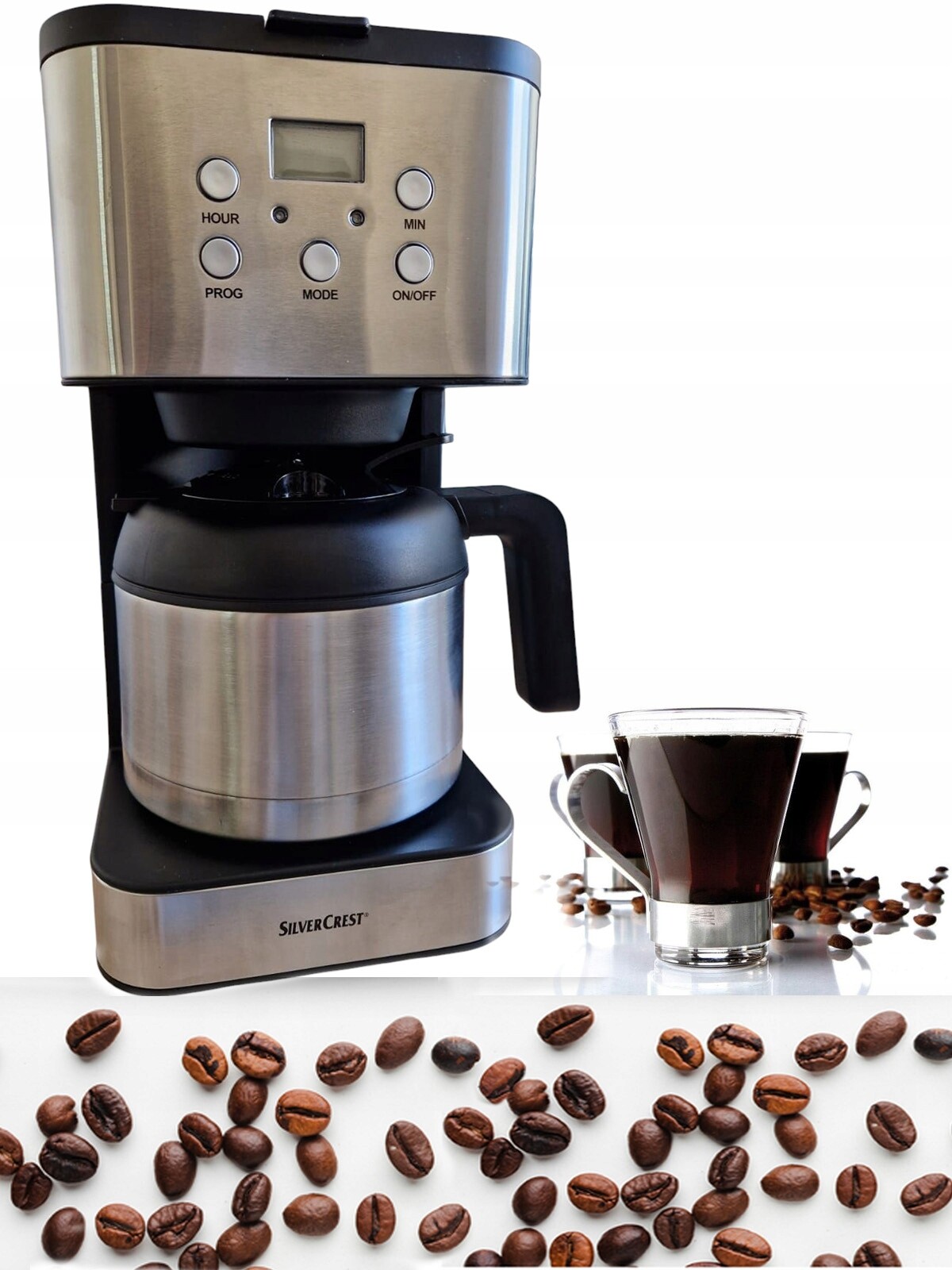 Překapávač Na Kávu S Termoskou A Opakovaně Použitelným Filtrem