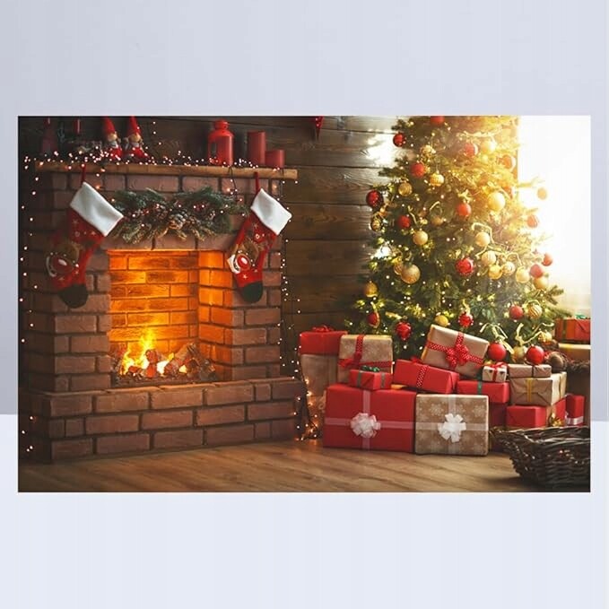 Fotografické pozadí na Vánoce, 5 x 3 m – Uonlytech