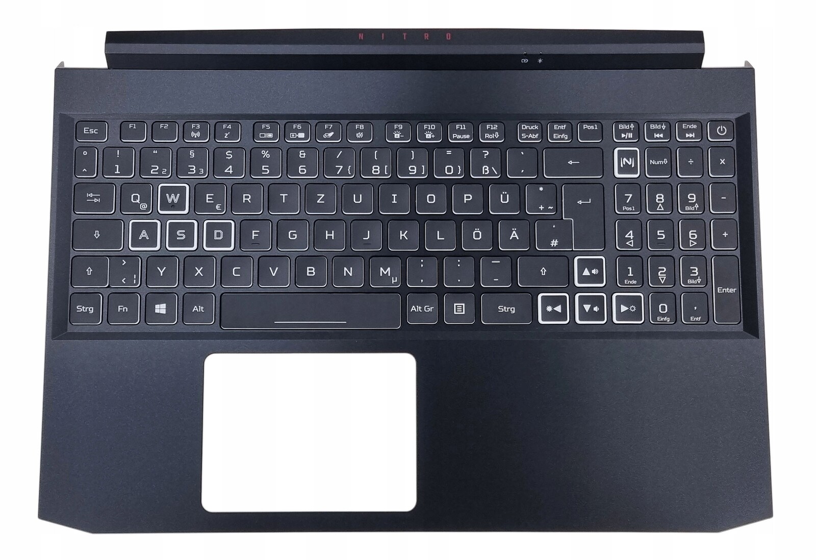 Nová Klávesnice Acer Nitro 5 AN515-55 GTX1660 RTX2060 Německá