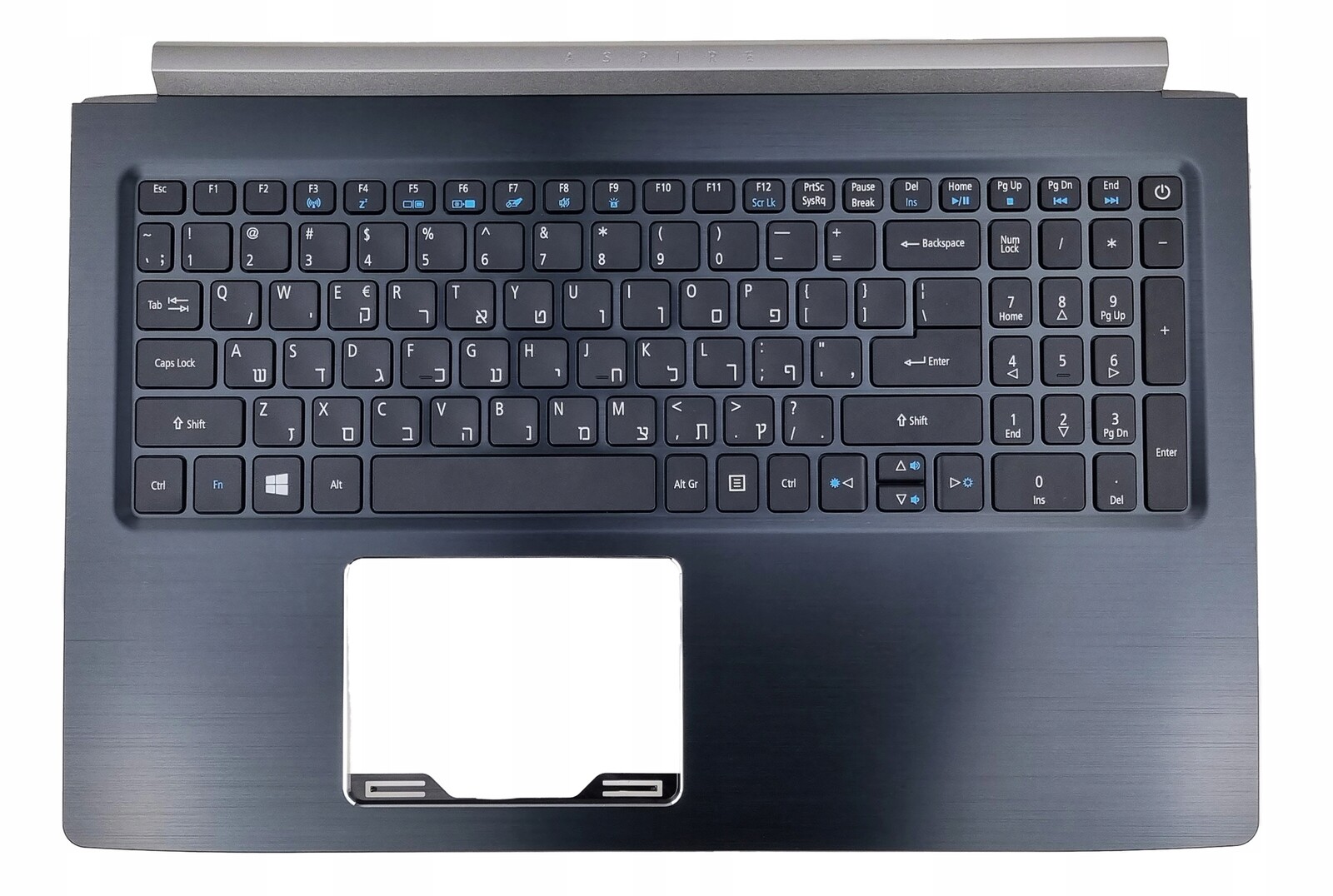 Pouzdro Klávesnice Acer Aspire A515-41G A515-51G Hebrejská