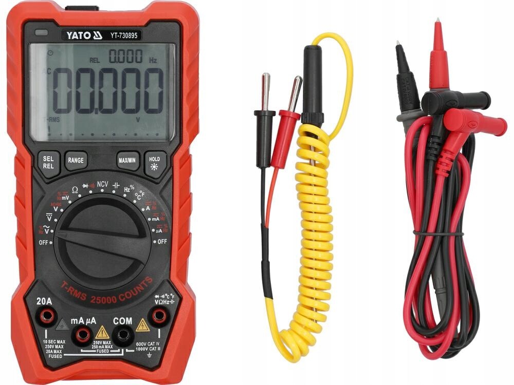 Yato Digitální Měřič True Rms LCD 25000