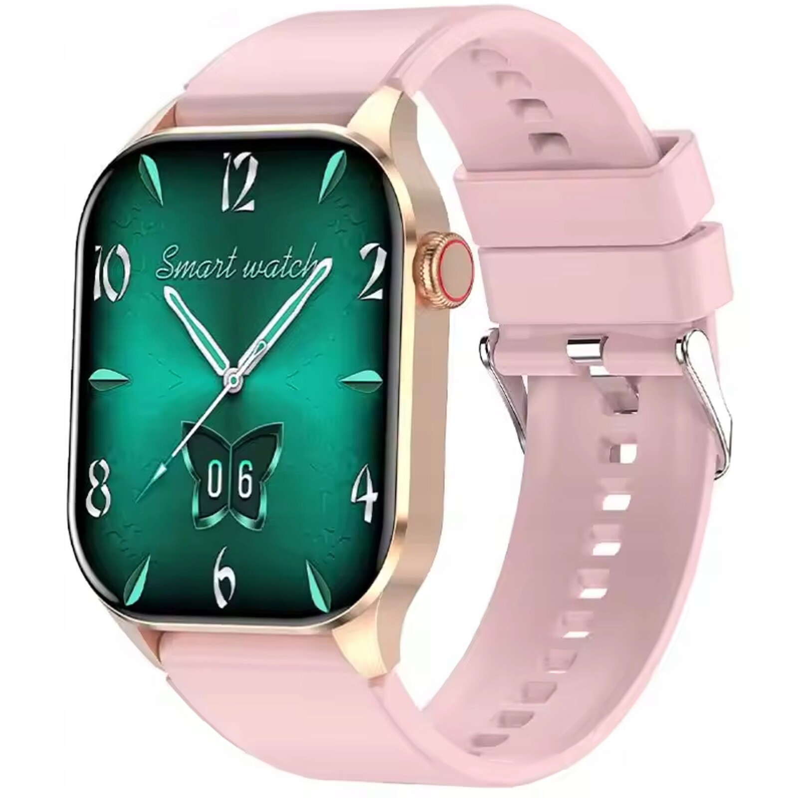 Chytré Hodinky Voděodolné Hovory Růžové Dámské Sportovní Menu Pl Růžový Amoled