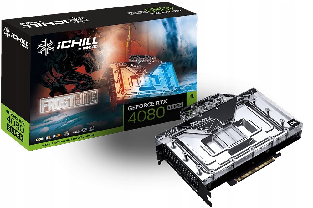Grafická karta INNO3D GeForce Rtx 4080 Ichill Frostbite 16GB GDDR6X