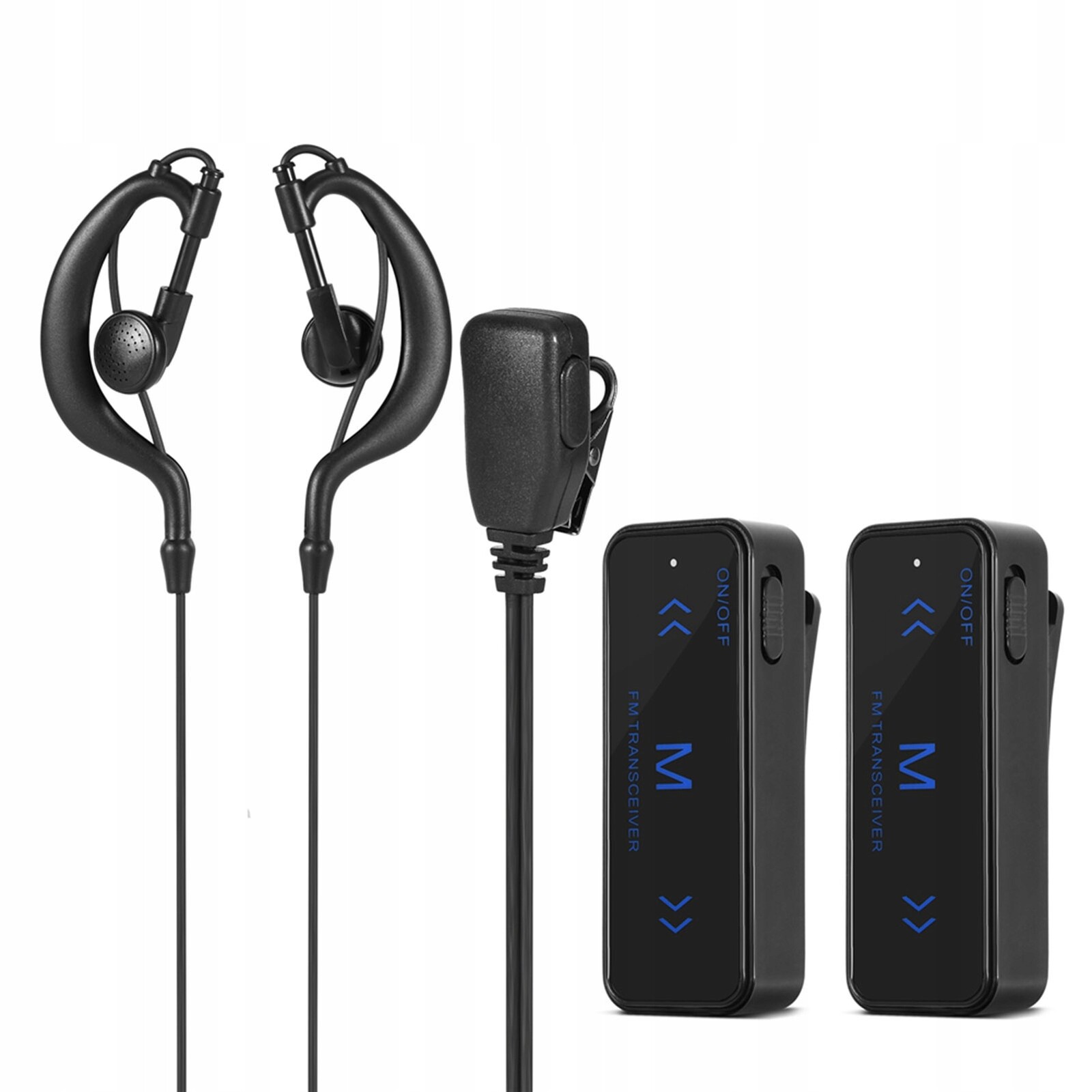 3KM Mini Walkie Talkie V108 Sluchátka Pro Komunikaci 16 Kanálů 400-470MHZ