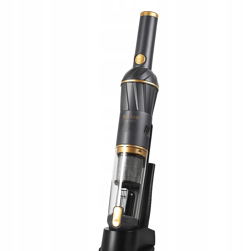 Bezdrátový vysavač zlatý, 11,1 V, Hepa, kompaktní, 100 ml