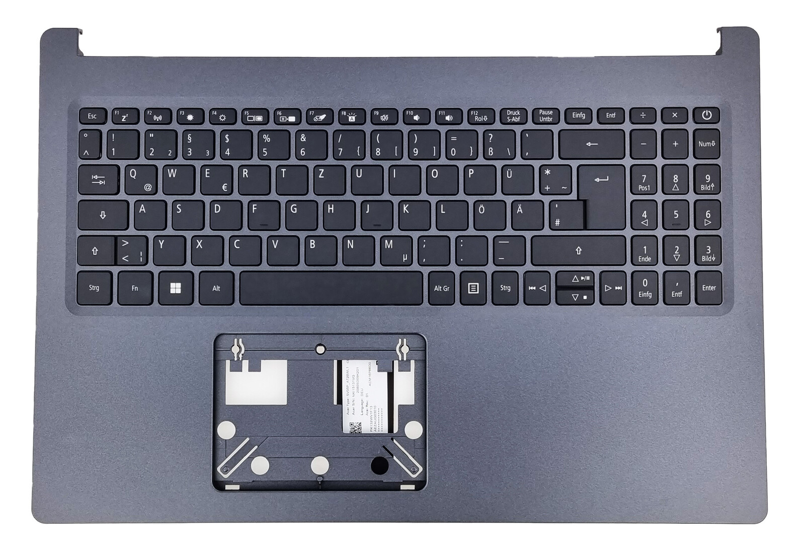 Pouzdro Klávesnice Acer Aspire A515-54 A315-55 Německé Podsvícené