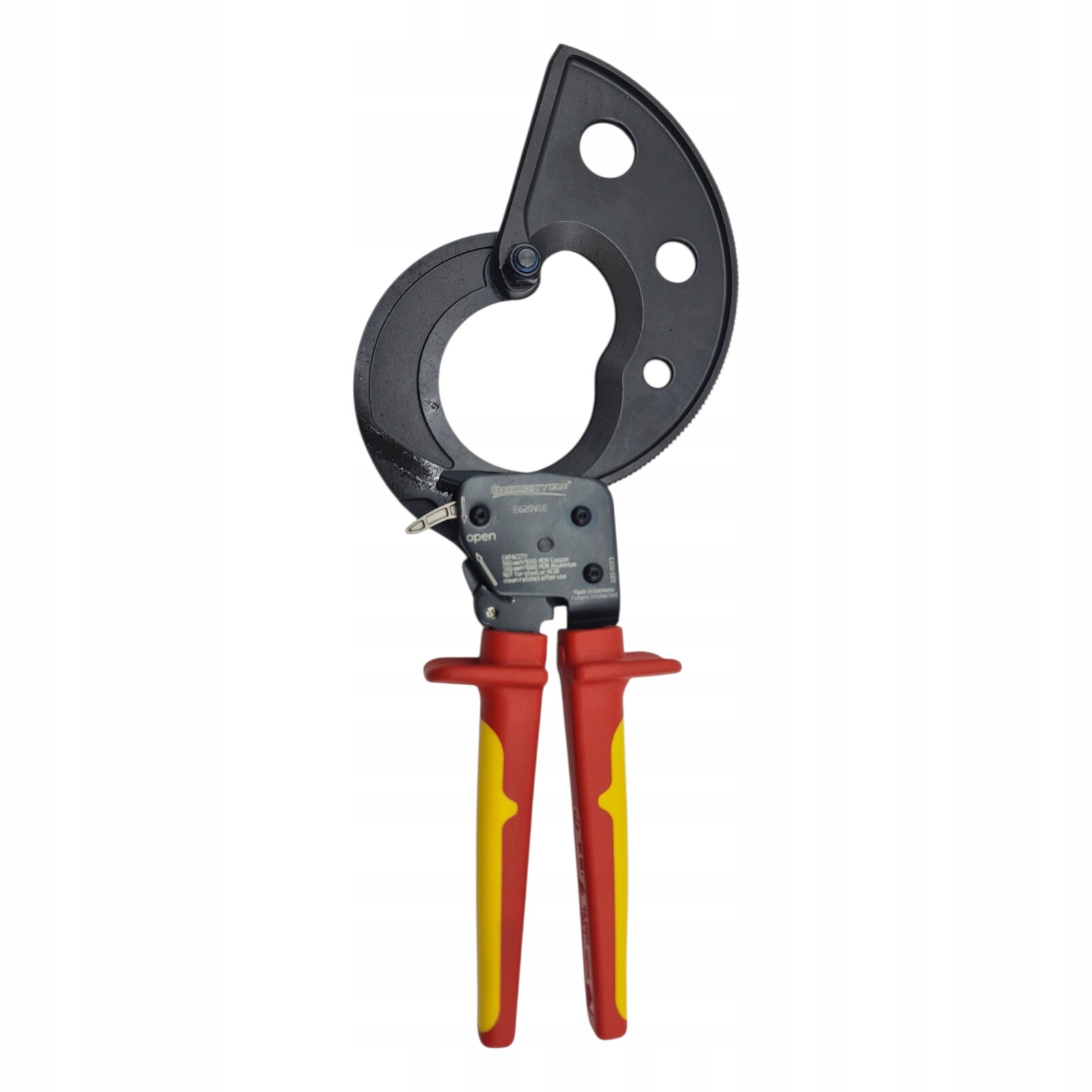 Ráčnové nůžky na kabely 500 mm2 Energotytan E620VDE Made In Germany Vde