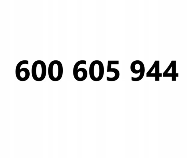 Zlaté číslo 600 605 944