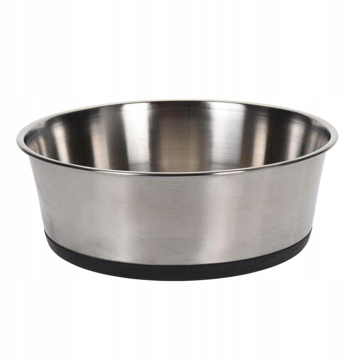 Kovová Miska pro Psa na gumě Ocel Velká 1.5L Protiskluzová Krmivo Voda