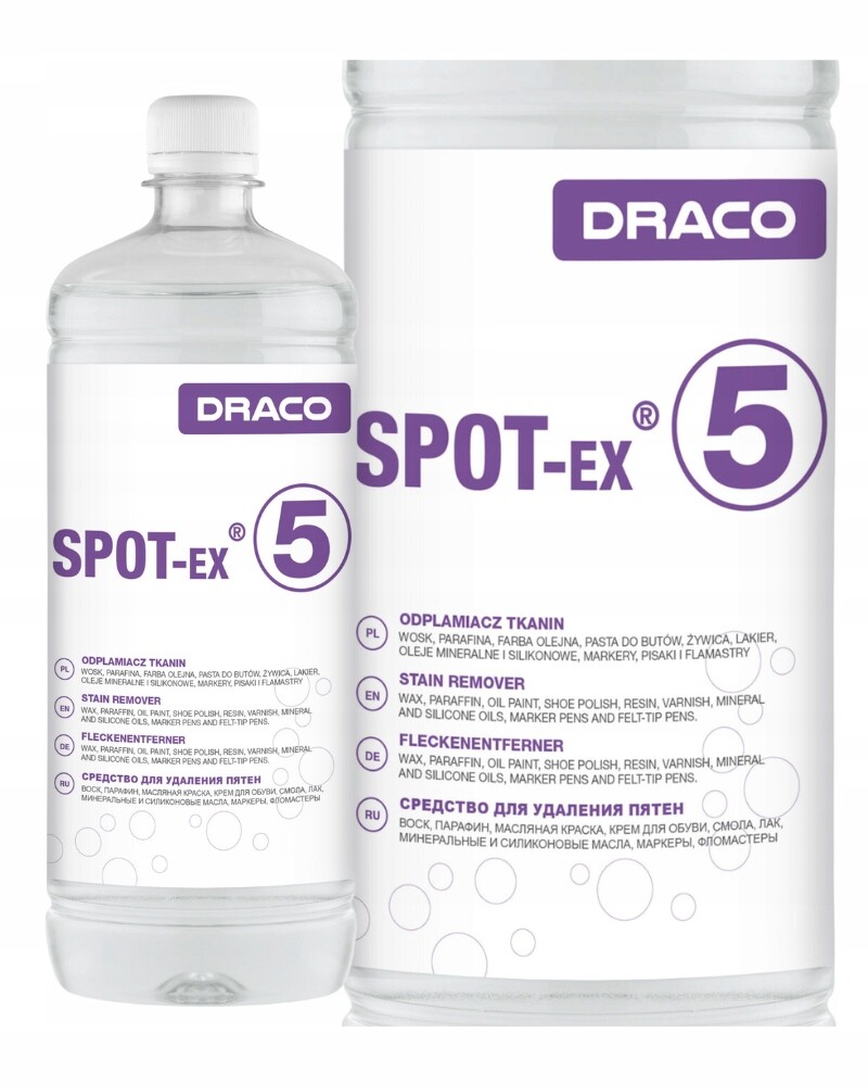 Draco Spot-ex 5 Profesionální odstraňovač skvrn na tkaniny a skvrn od oleje Marker