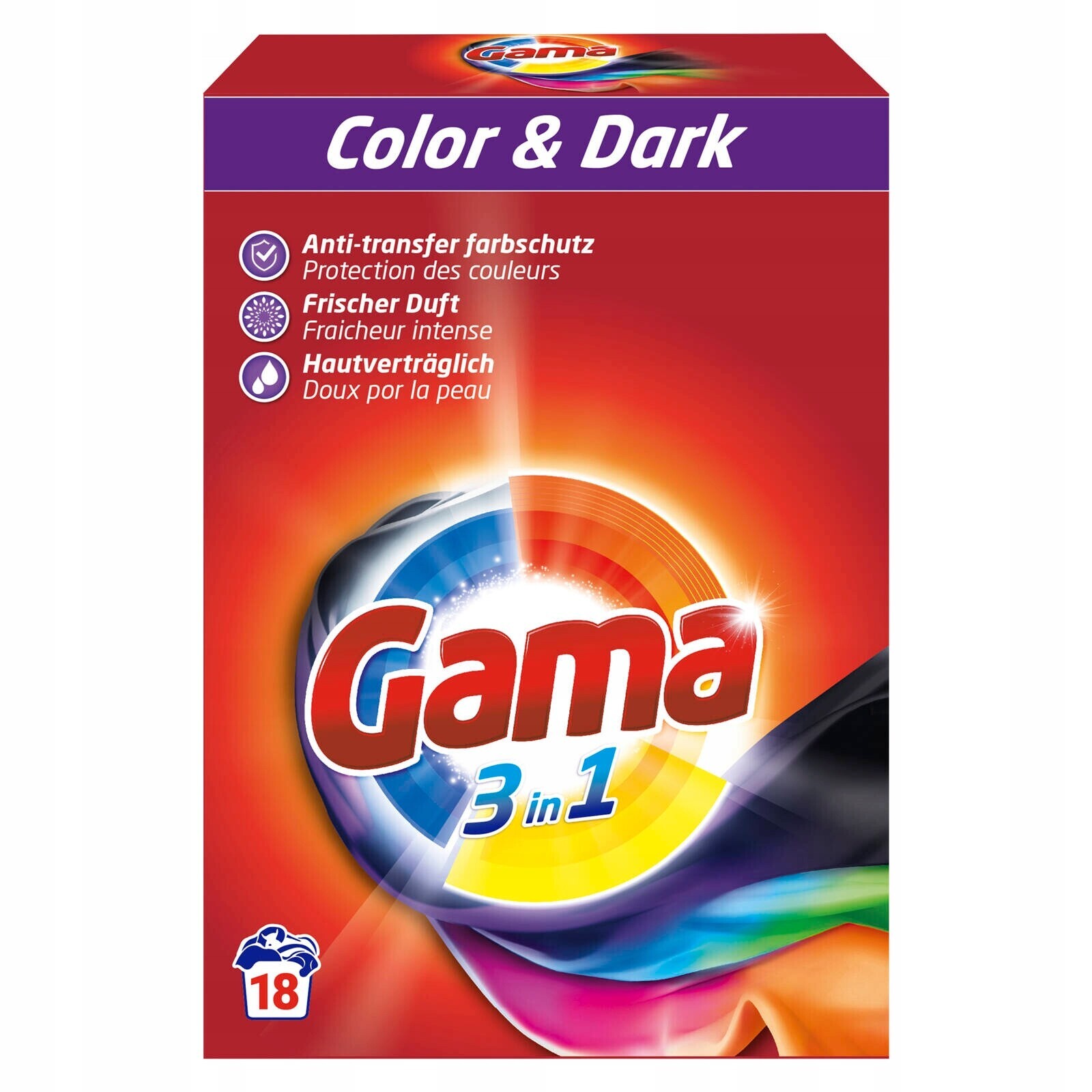 Gama Color & Dark Prášek na praní 18 praní