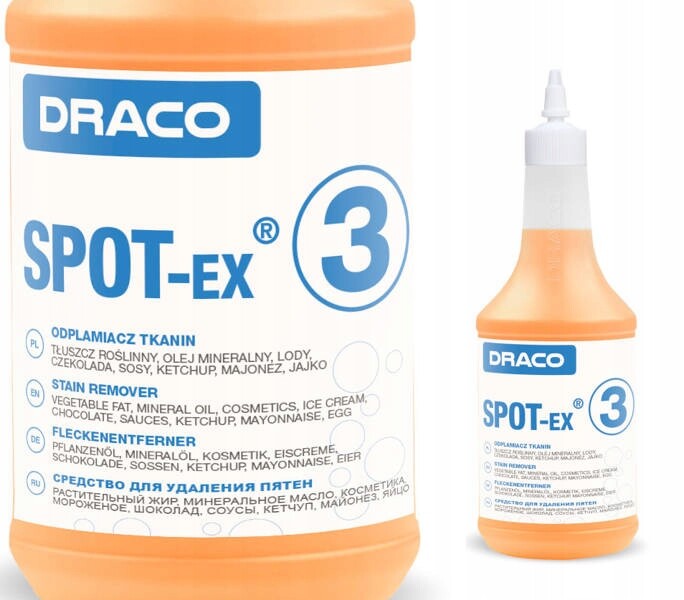 Spot-ex 3 odstraňovač skvrn na tkaninách, zmrzlina čokoláda, omáčka