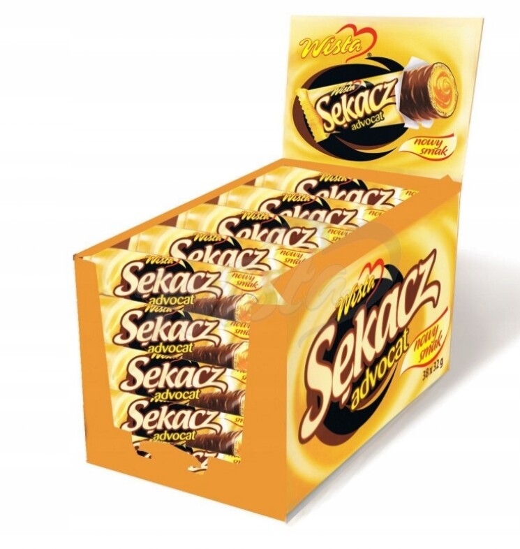 Wisła sękacz vaječný likér v čokoládě 38 x 32 g