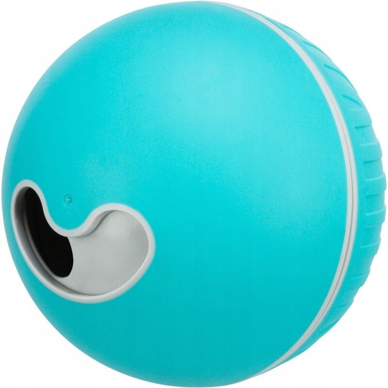 Trixie Míček na pamlsky pro psa. modrý. plast/TPR. 7.5 cm