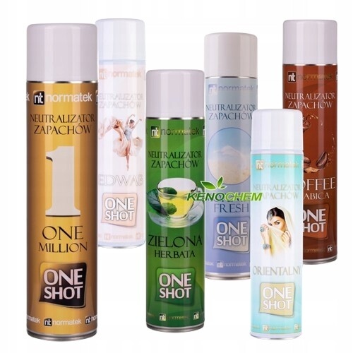 Normatek One Shot Sada 6x600 ml Neutralizátor pachů Osvěžovač vzduchu