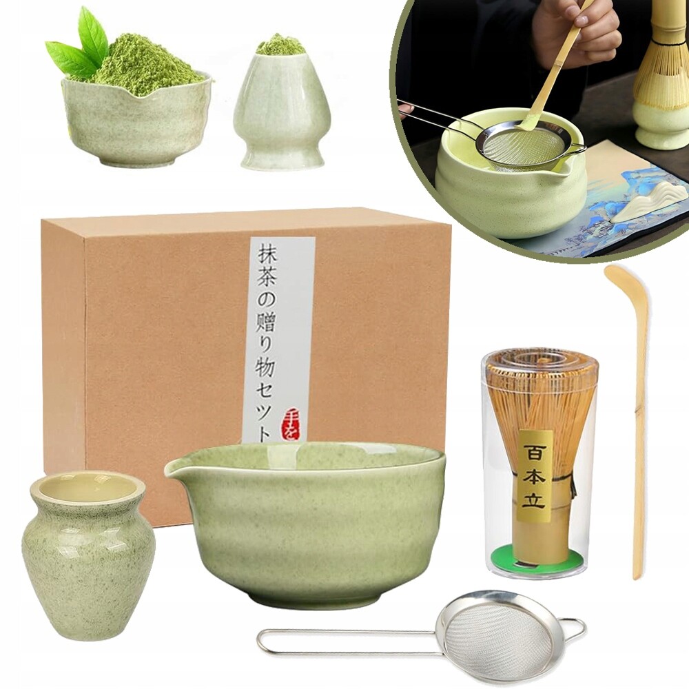 5 X Sada Na Obřad Matcha Sada Na Čaj Matcha Šlehací Metla Na Matchu