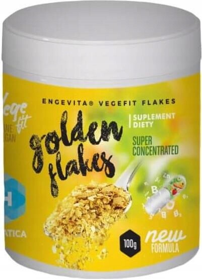 Neaktivní kvasnicové vločky Golden Flakes 100 g Hepatica