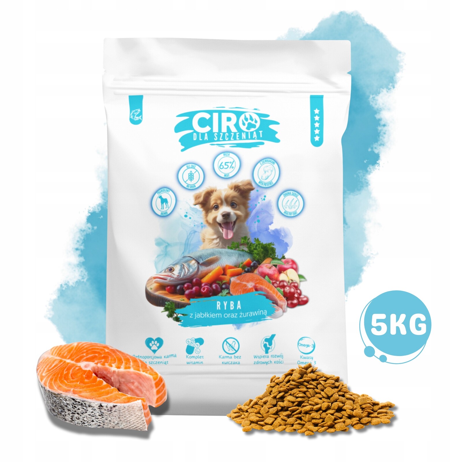 Ciro krmivo pro psy štěně labradorský německý ovčák vitamíny 5 kg