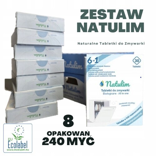 Sada Natulim – 8 x 30 tablet 240 Eko mytí Účinné a přírodní