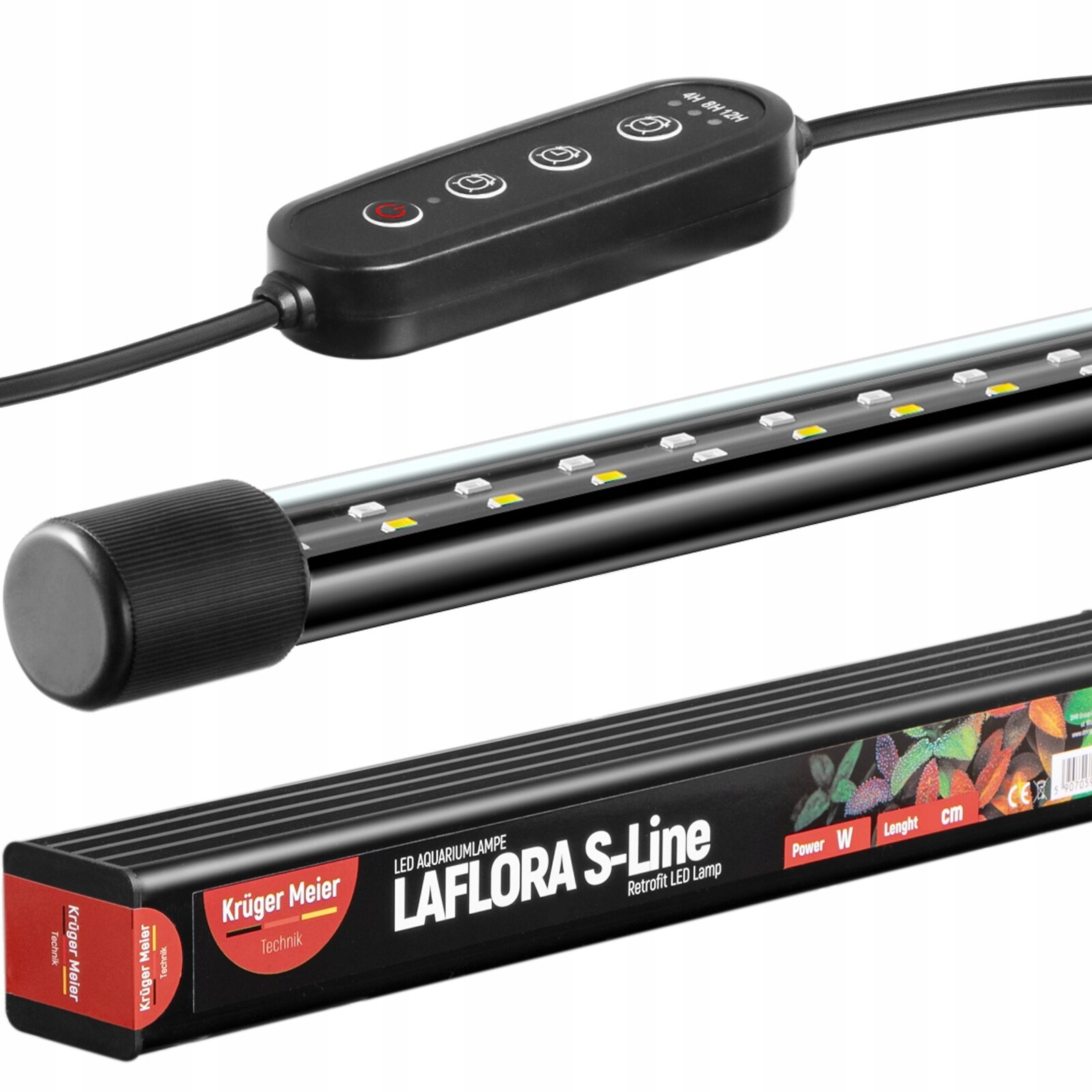 Led zářivka Kruger Meier Laflora S-Line 30 22 cm Rgb+white Pro rostliny