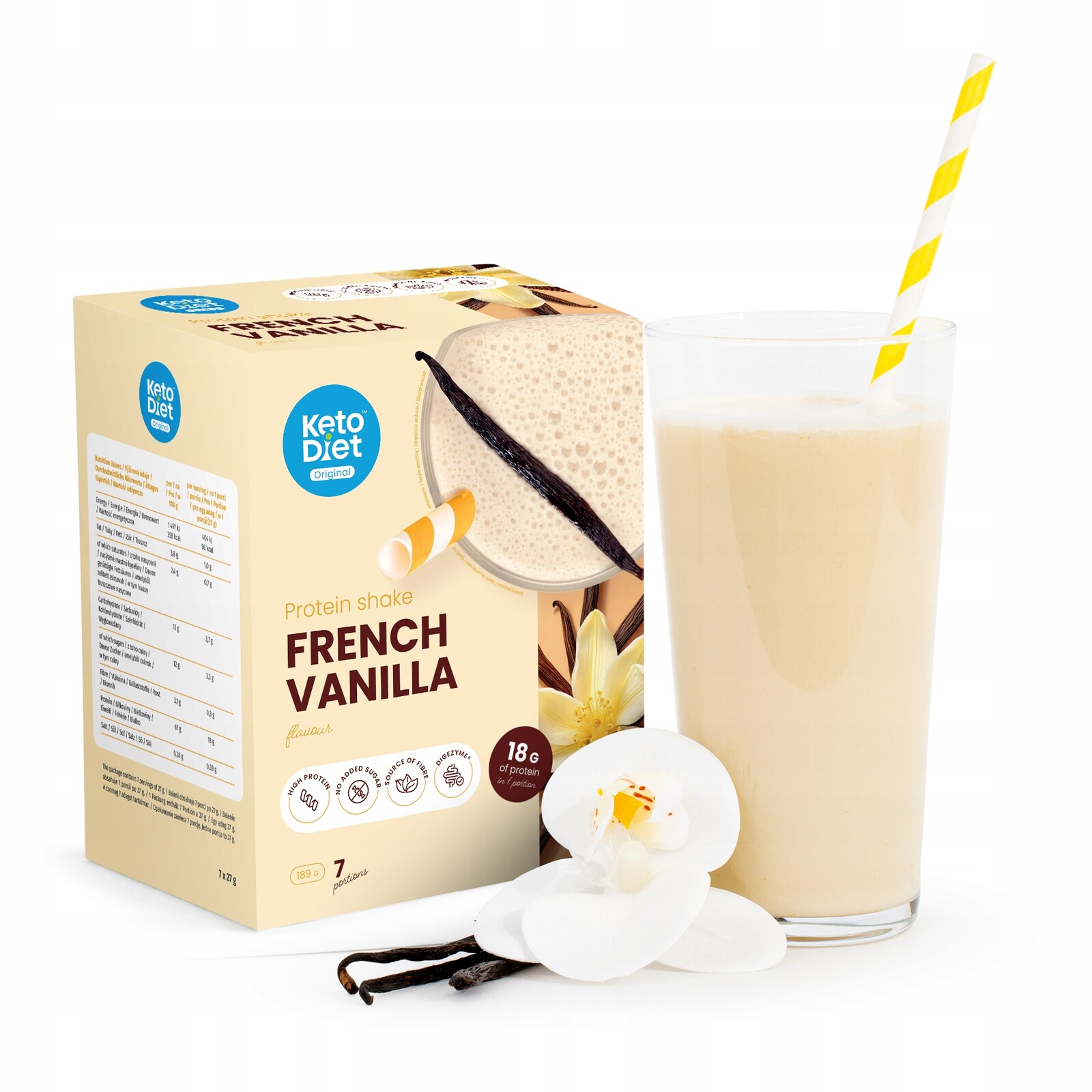 Proteinový nápoj příchuť francouzská vanilka (7 porcí)