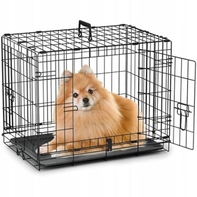 Amazon Basics Klec Kotec Pro Malé Psy 56x33x40 cm Černá