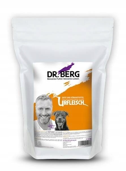Dr.Berg Urfleisch sušené krmivo kachní batáty pro dospělé psy 1 kg