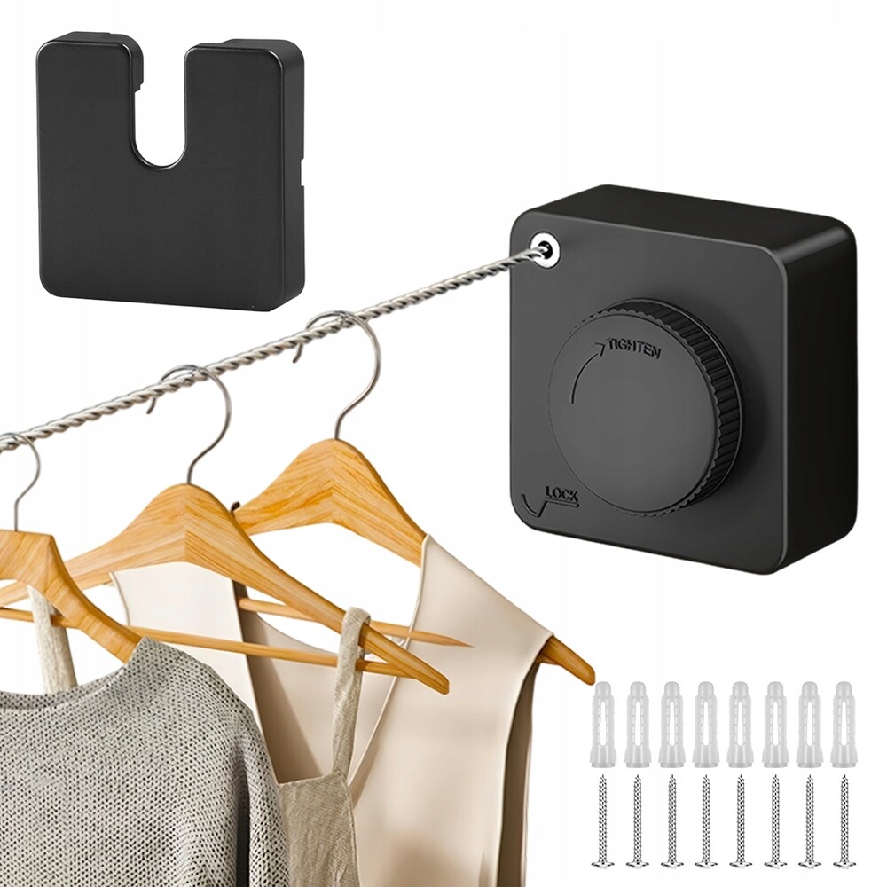 Pružná Prádelní Šňůra 5.1 M Nerezová Ocel S Bezpečnostní Pojistkou