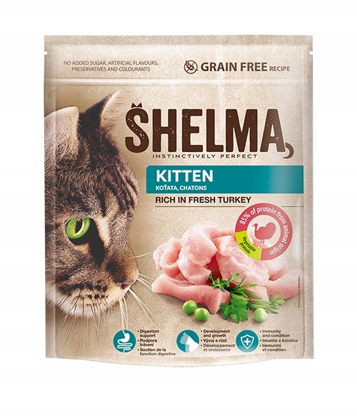 Suché Krmivo Pro Kočky Krůta Kitten 750G Shelma