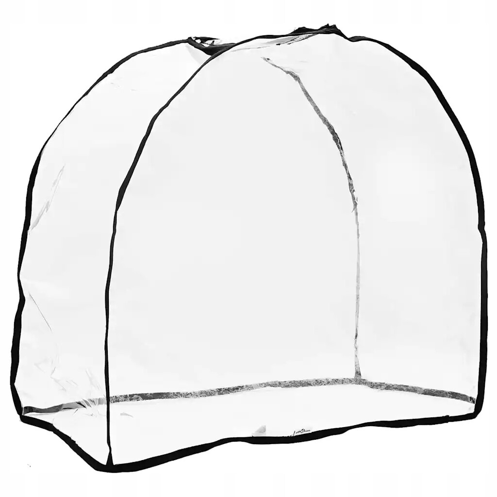 vidaXL Obal na kočárek pro zvířata průhledný 66 x 35 x 59 cm