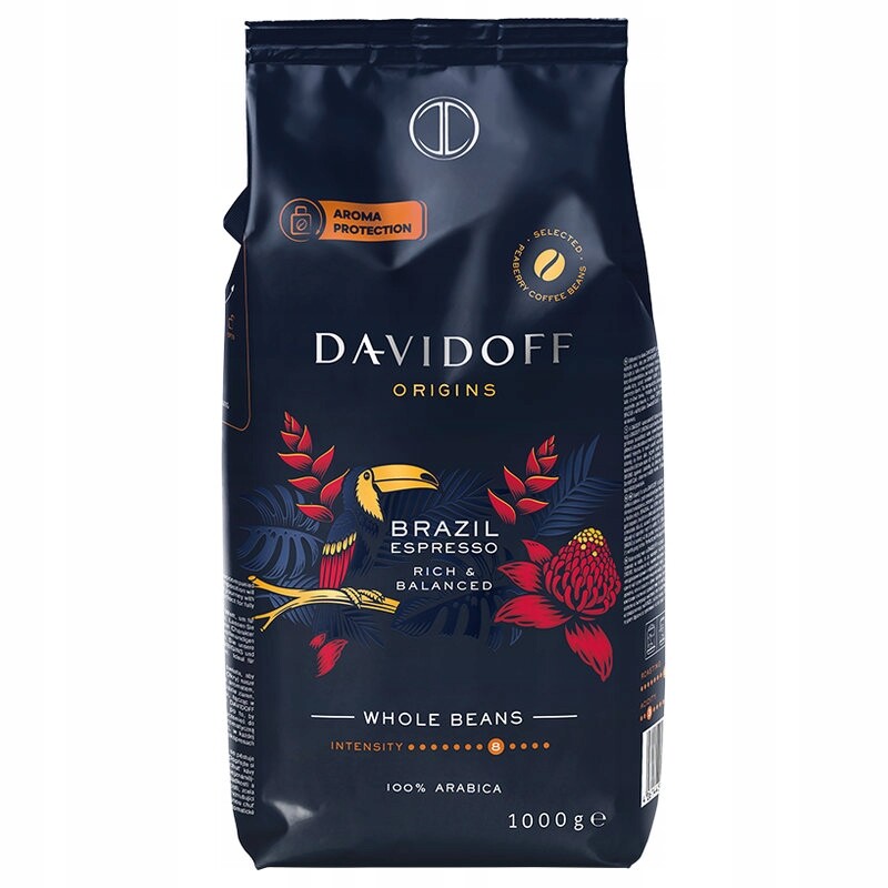 Káva zrnková Arabica Davidoff Origins Brazil 1000 g