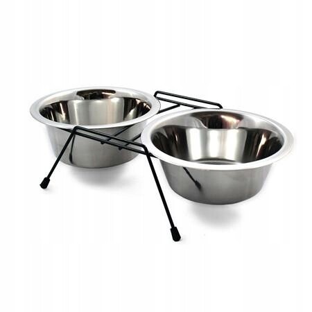 Barry King Misky na stojanu pro psa kočku 2x1.8 l