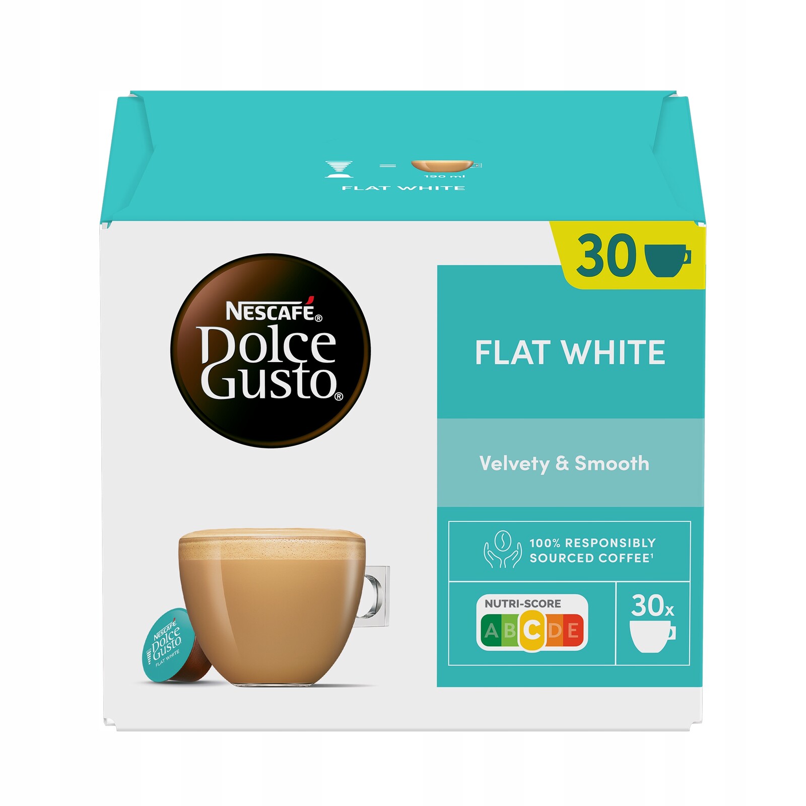 Kapsle pro Dolce Gusto Nescafe Flat White 30 ks