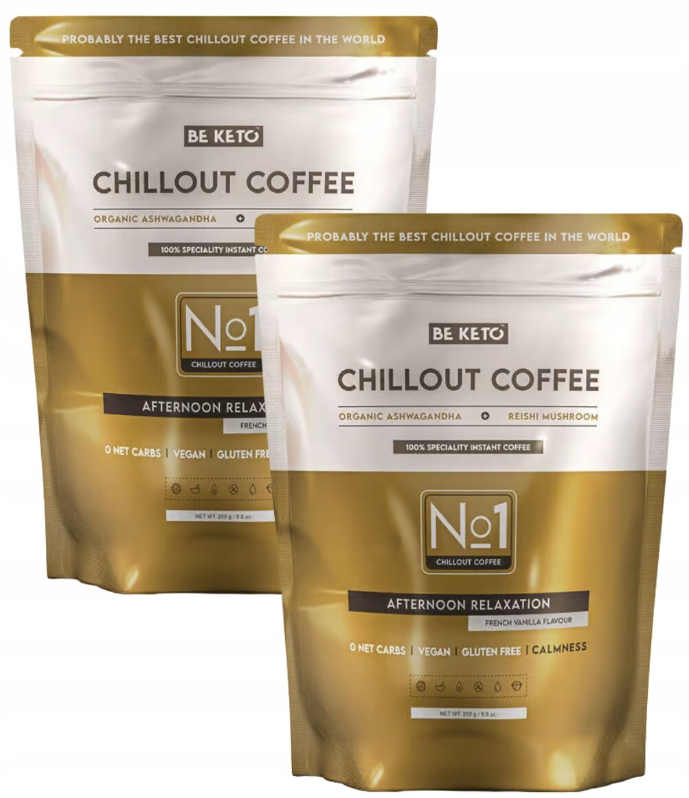 Beketo Káva Chillout Reishi&Ashwagandha Vanilka 2x250 g