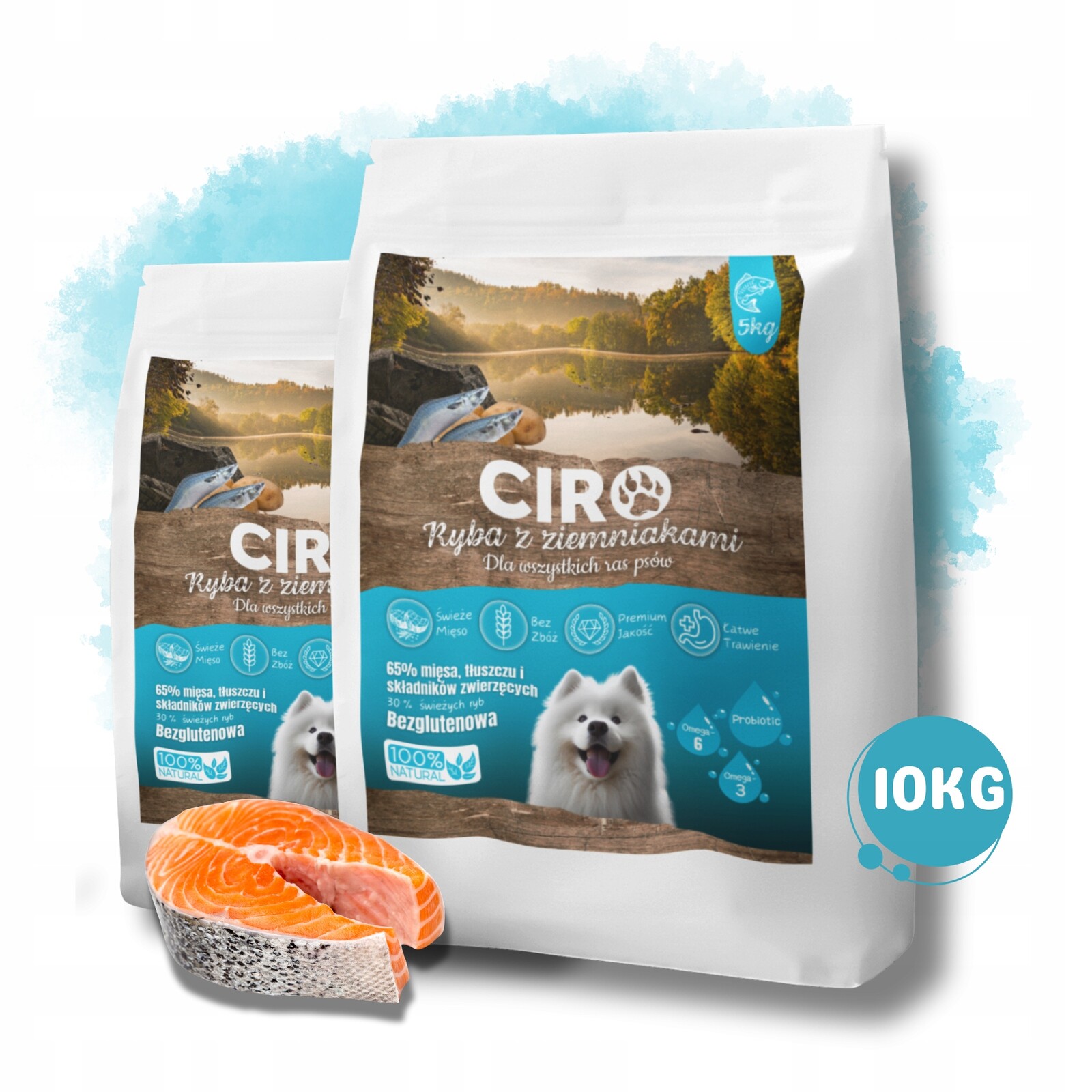Ciro Fish 10kg Adult suché krmivo s rybou pro velké psy