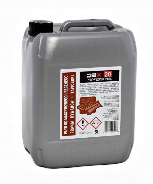 JAX20 Profesionální tekutý přípravek na praní a čištění koberců a čalounění 5L