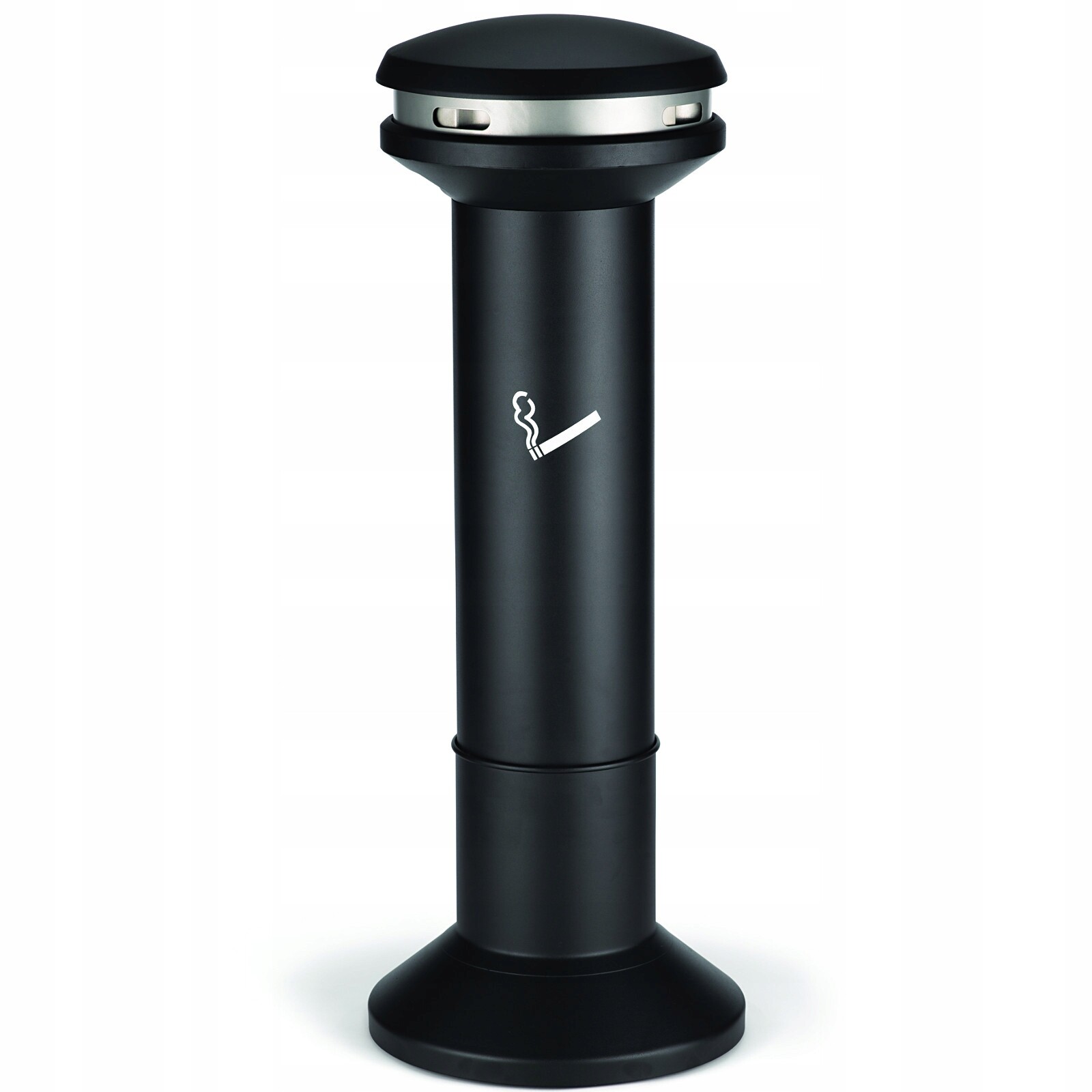 Popelník černý s nádobou o objemu 15 l