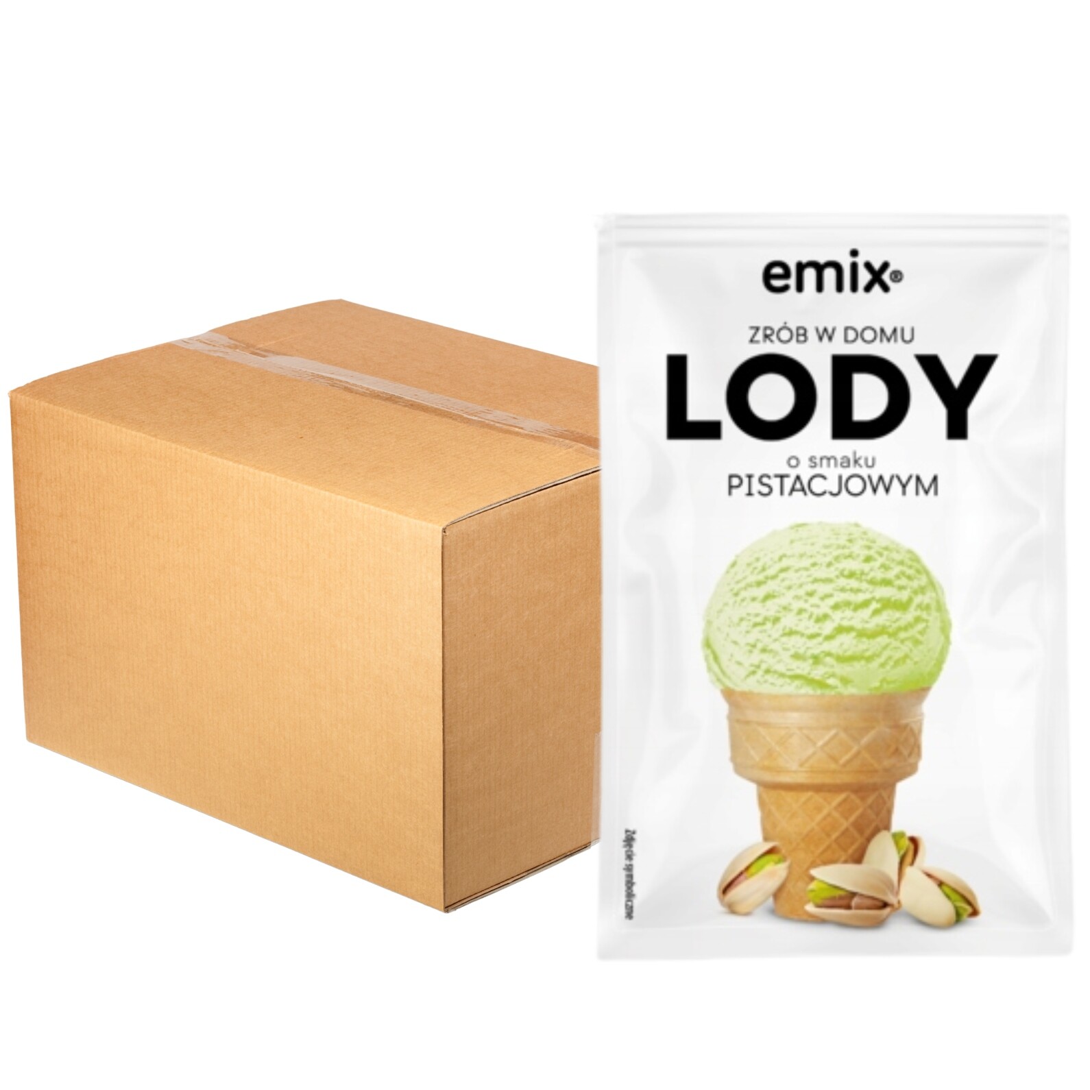 Emix Zmrzlina s pistáciovou příchutí 60 g x 30 kusů