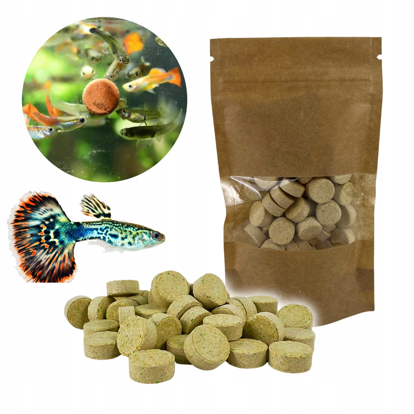 Krmivo Pro Ryby Lepicí Tablety Alliumtablet S Česnekem Velké Množství 1 Kg!