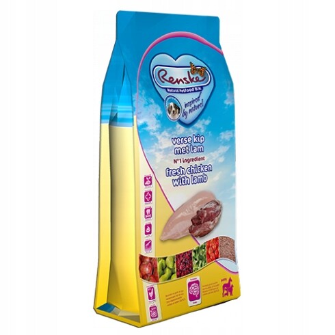 Renske Puppy čerstvé kuře a jehněčí krmivo pro štěňata 12 kg