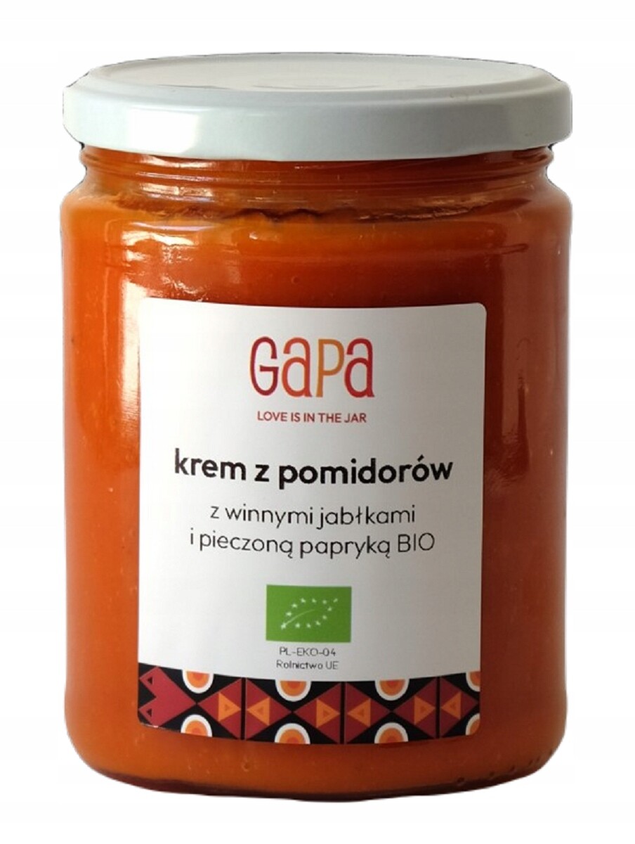 Krém Z Rajčat S Pečenou Paprikou A Vinnými Jablky Bio 450 g Gapa