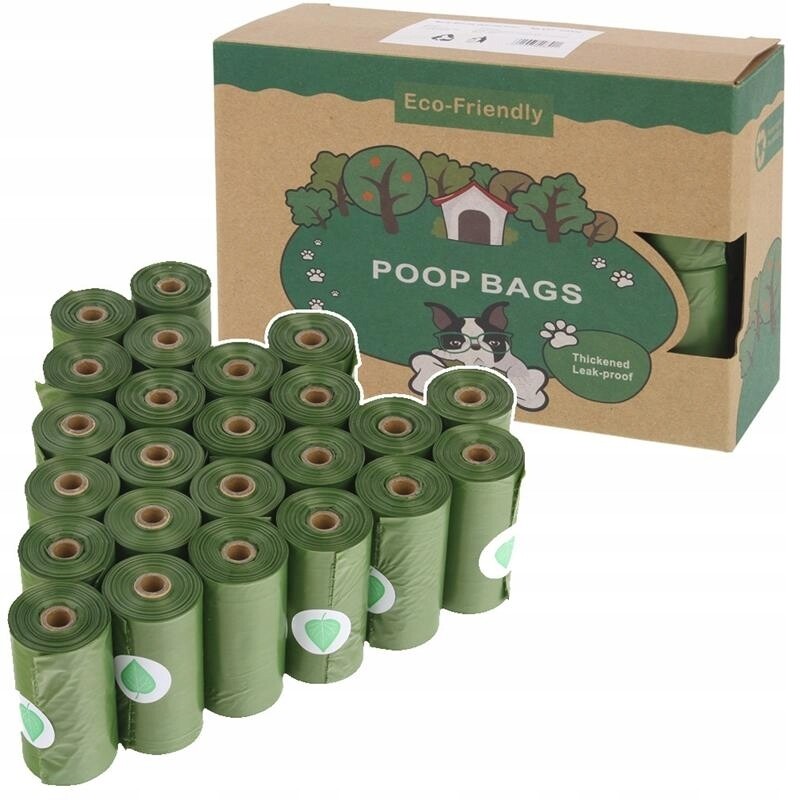 Sáčky Na Psí Exkrementy Biologicky Rozložitelné Sáčky Na Hovínka Pro Psa 24 Rolí 360