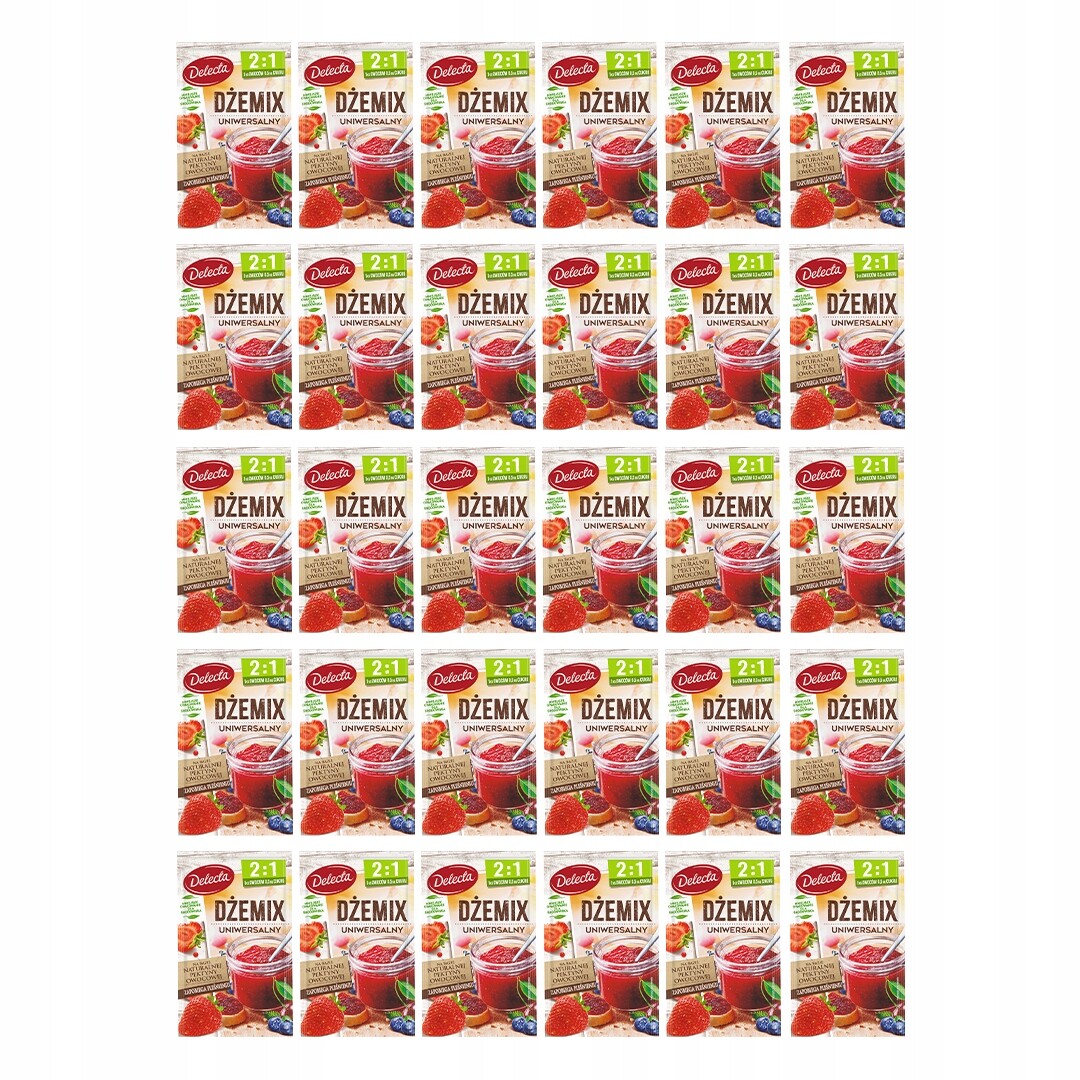 Džemix Univerzální 2:1 Delecta 30x30g Přírodní gelující směs na džem