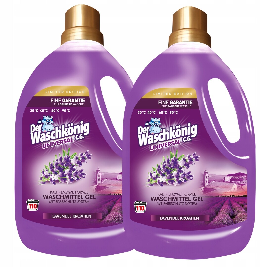 Waschkonig Gel na praní Vůně Levandulové Chorvatsko 6.61 l 220 praní