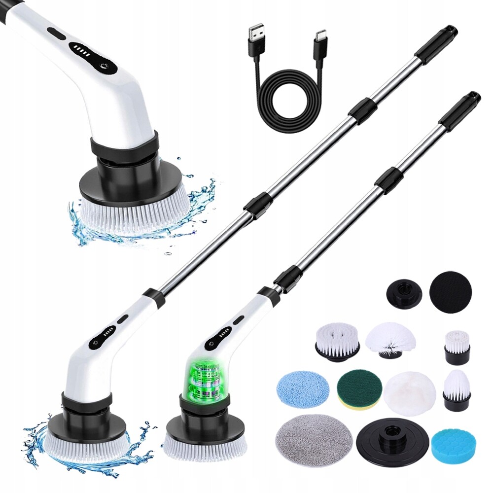 9 Čisticích Kartáčů S Led Světelnou Hlavicí Pro Koupelnu A Kuchyň