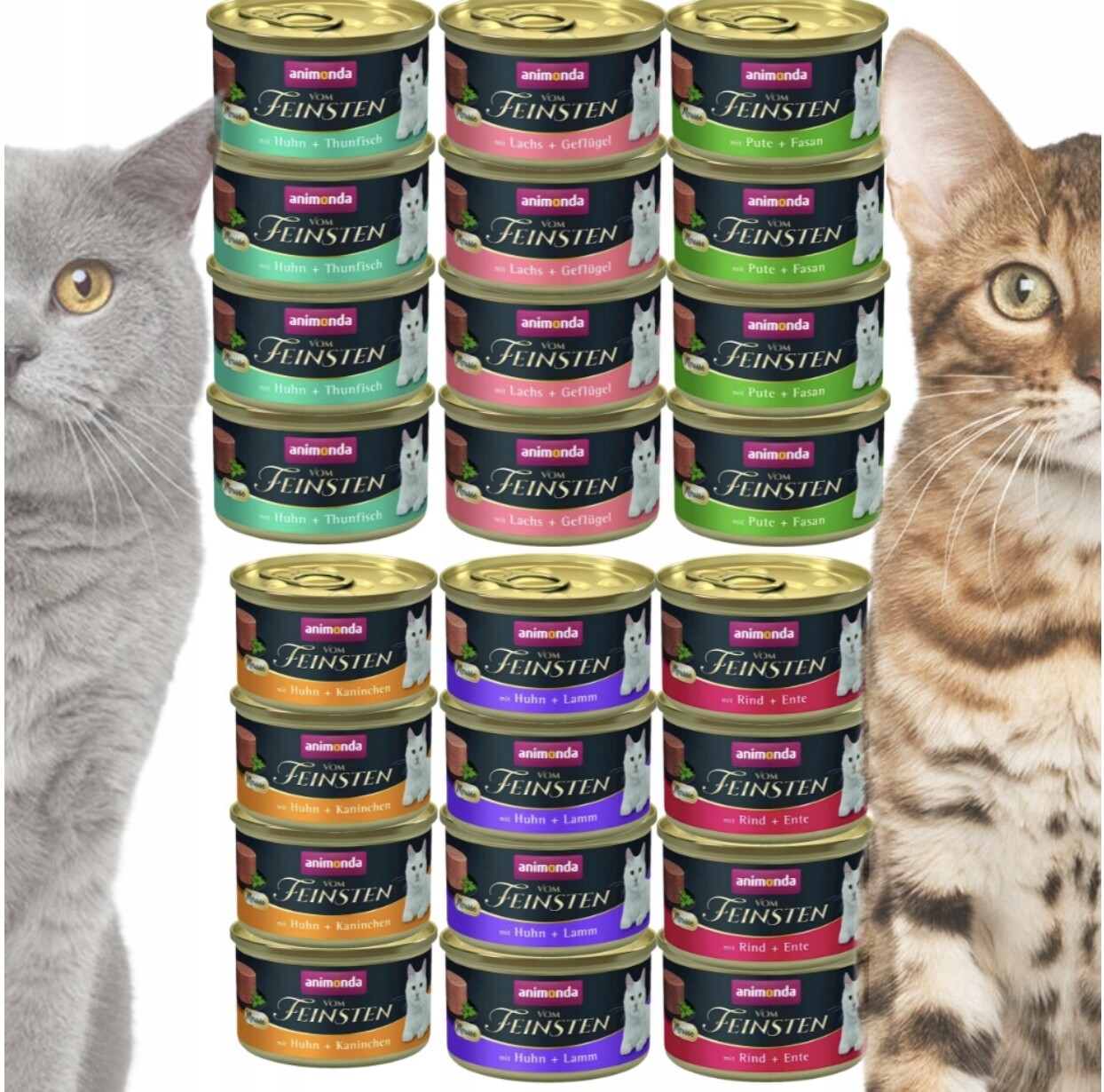 mokré krmivo pro kočky Animonda Vom Feinsten Mus Mix Chutí 85 g*24 ks